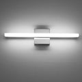 24 Inch Vanity Lights above Mirror Modern Gentle Lighting Bar for Bathroom, LED Lámparas Para Baño Sobre Espejo Modernas Chrome Long Restroom Lamp Fixtures for Makeup Daylight 6000K