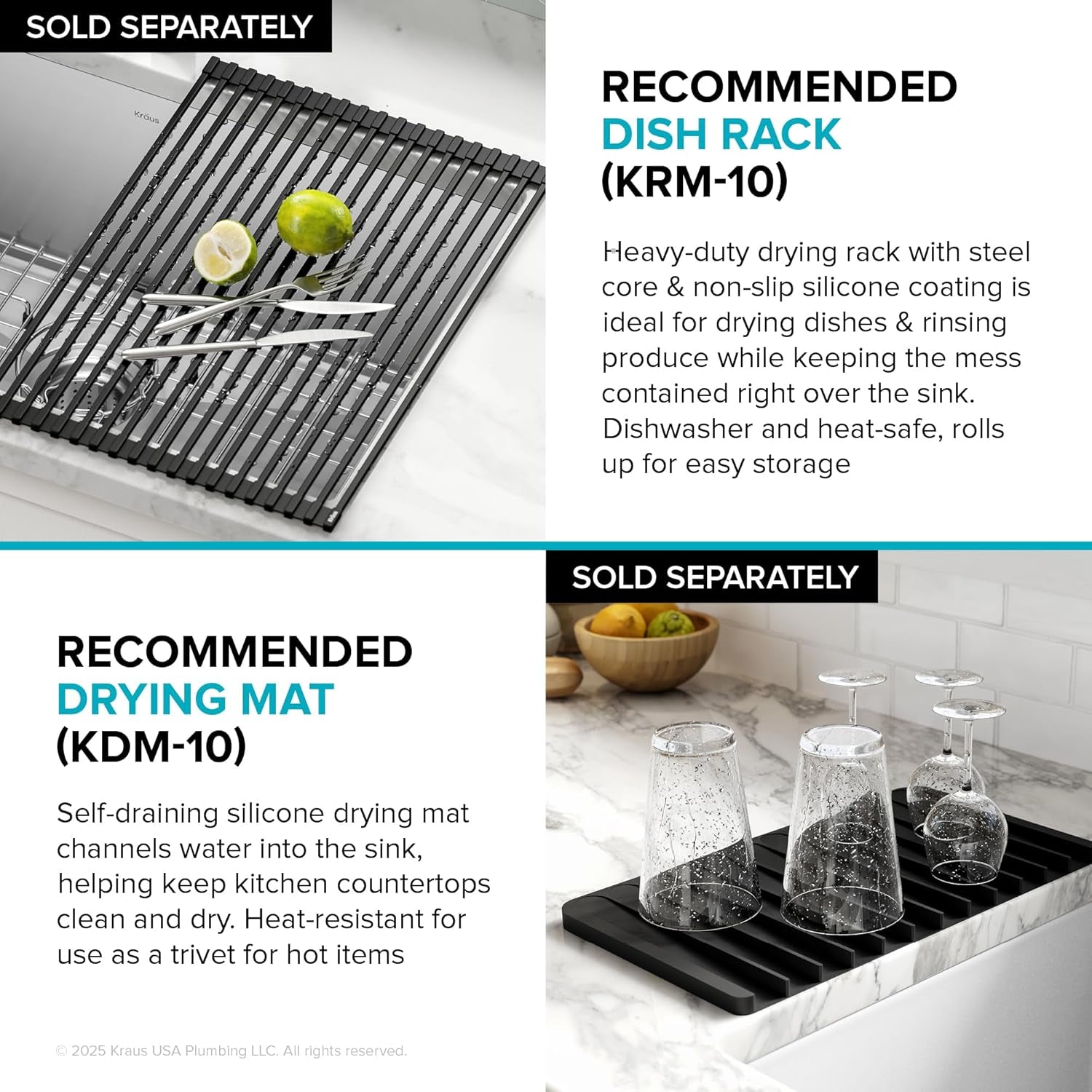 Standart PRO 26-Inch 16 Gauge Undermount Single Bowl Stainless Steel Kitchen Sink, KHU100-26